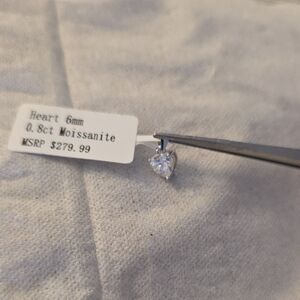 Heart Moissanite Pendant